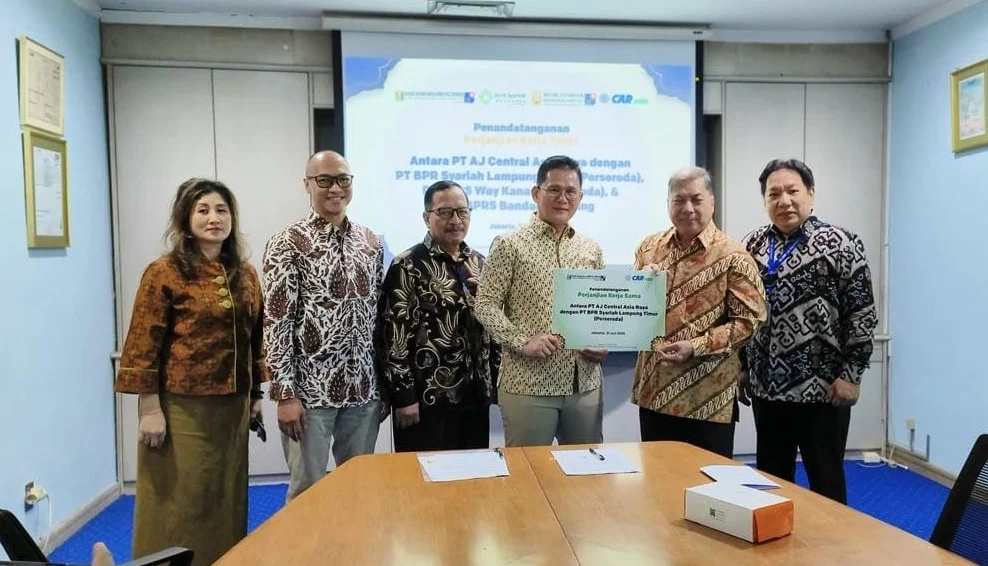 BPRS Lampung Timur Gandeng PT AJ Central Asia Raya Syariah, Perkuat Perlindungan Nasabah